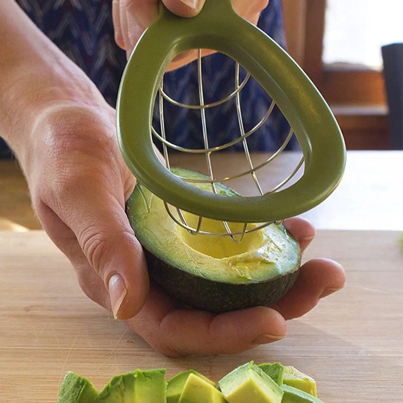 Avocado Slicer Tool - 1PC Avocado-Slicer und Entkerner Kiwi-Schneiden Multifunktionales