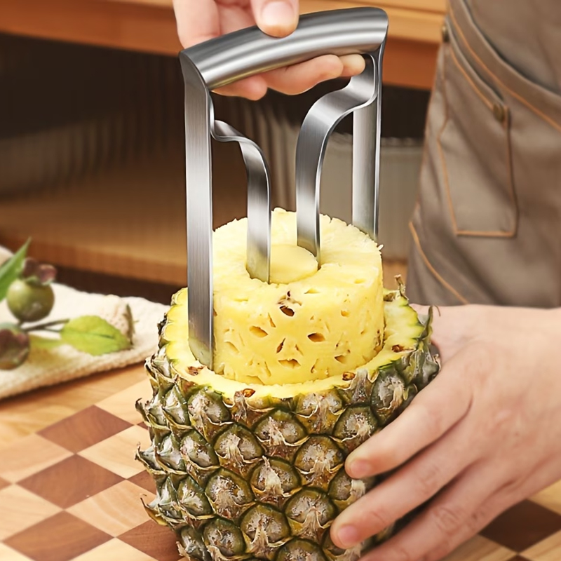 Kitchen Gadgets For Cooking - Ananas-Schäler Ananas-Entkerner und -Schneider aus Edelstahl,