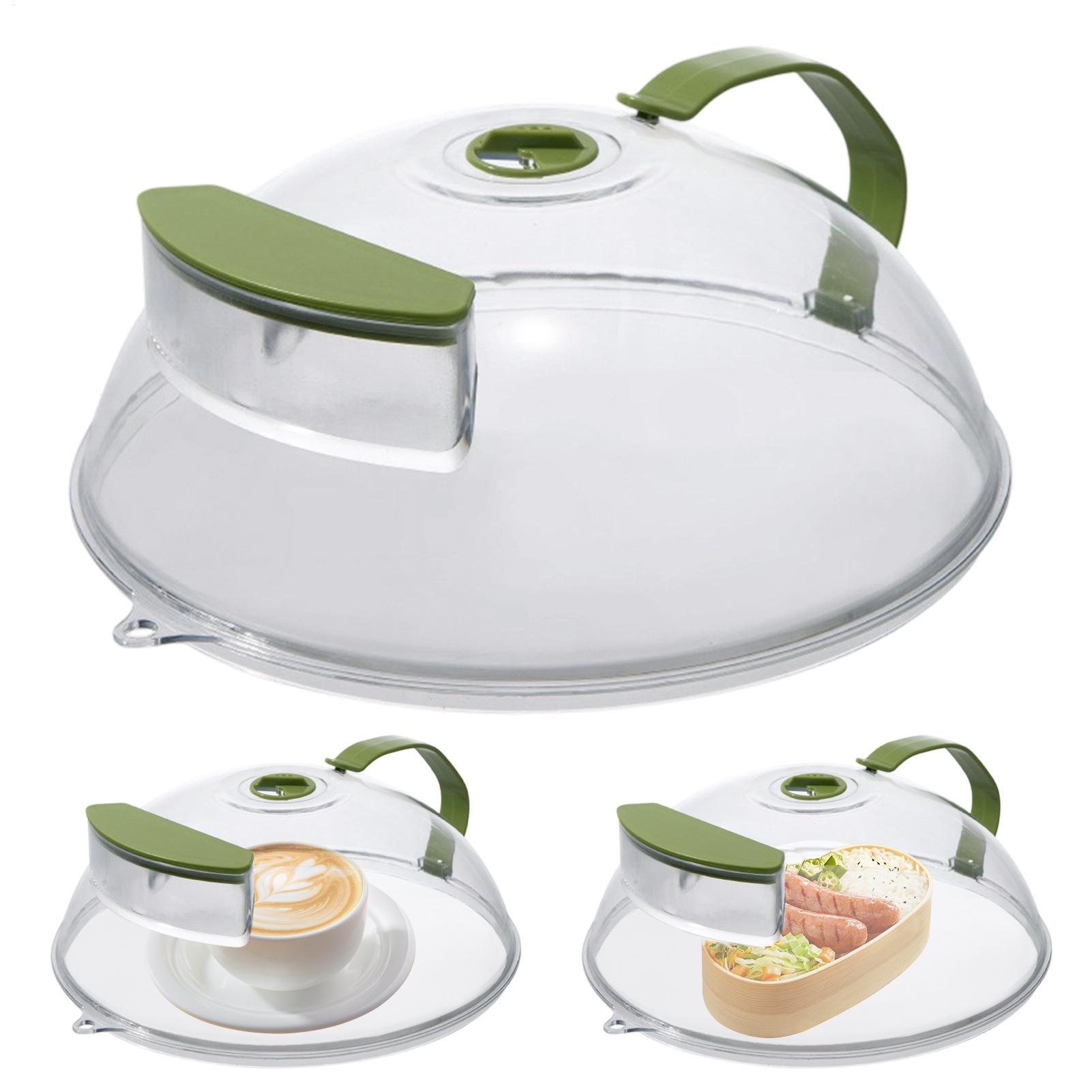Kitchen Gadgets Modern - Vielseitige Transparente Mikrowellen-Spritzschutzabdeckung mit Dampfgarer und