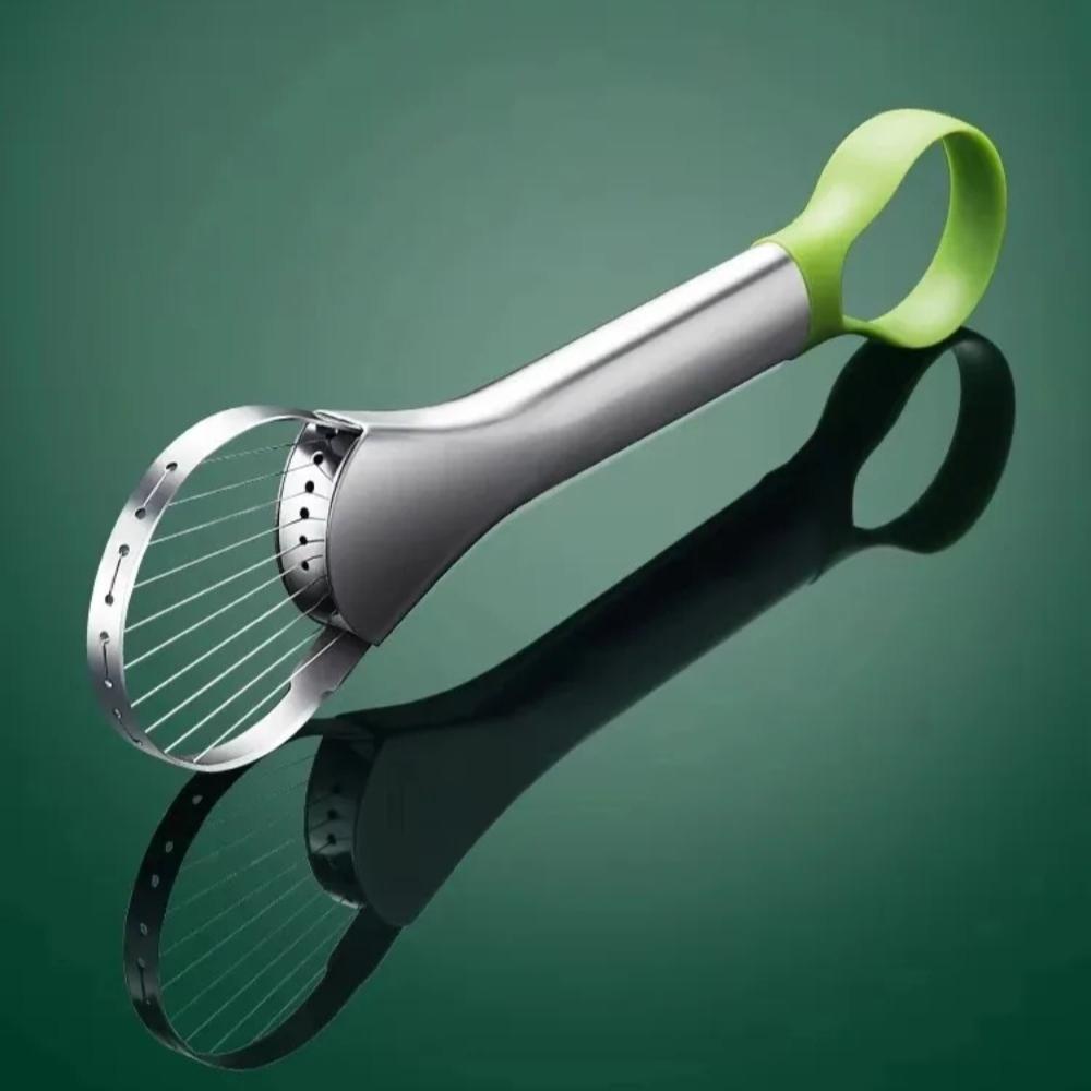 Avocado Slicer Tool - 2-in-1-Avocadomesser aus Edelstahl, Küchenwerkzeug zum Schneiden