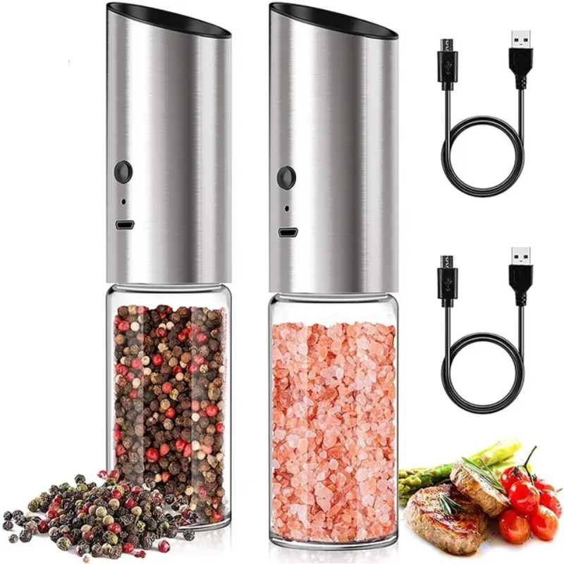 Kitchen Gadgets Small - ZaiXiao Elektrische Salz- und Pfeffermühle, USB