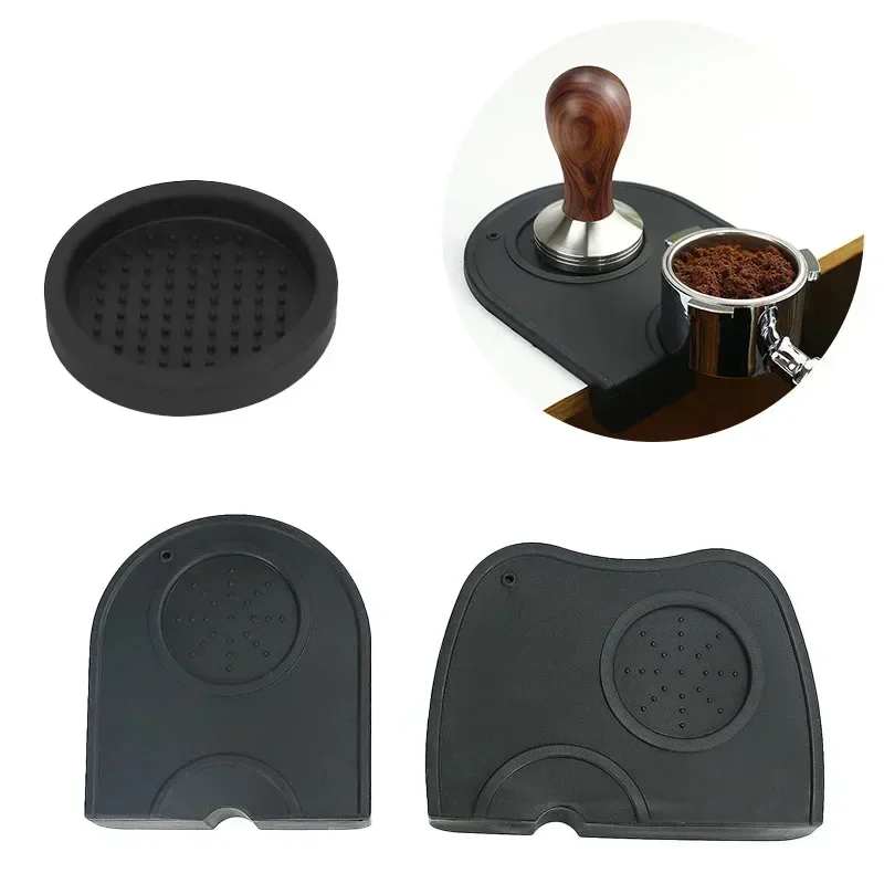 Kitchen Gadgets Oxo - Kaffeepulver-Pad, rutschfeste Silikon-Stampfstation, Espresso-Matte für Zuhause,
