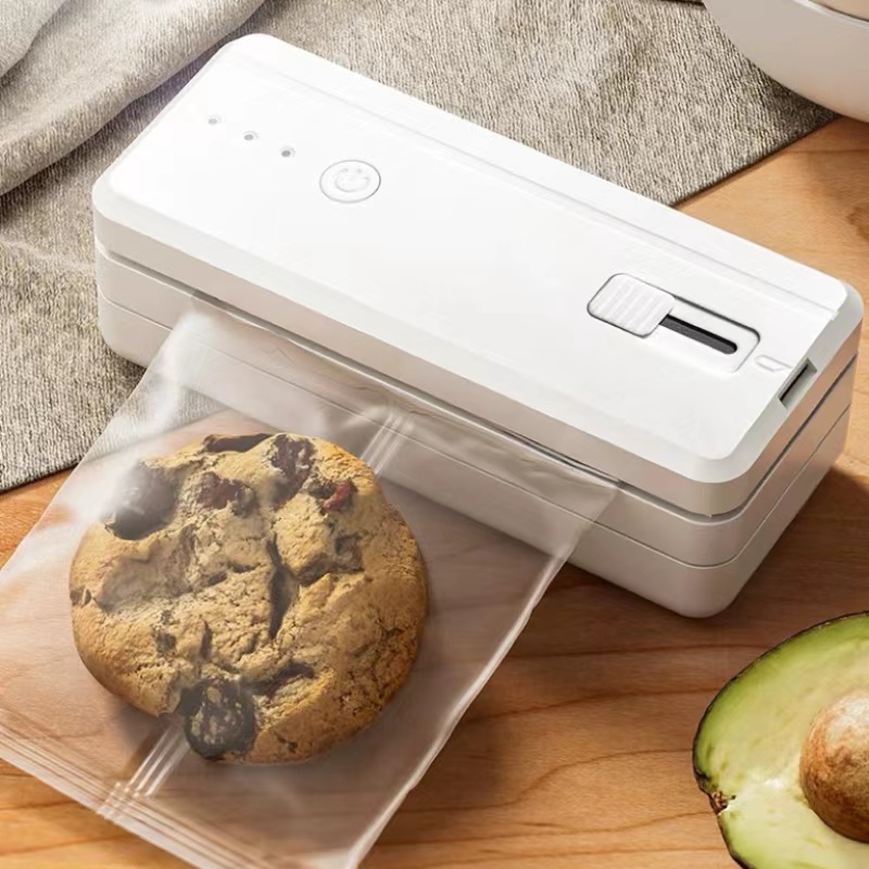 Kitchen Gadgets Small - 2-in-1 tragbare Mini-Versiegelungsmaschine, Lebensmittelverpackungsmaschine, Küchenversiegelungsmaschine, USB-Lademodell