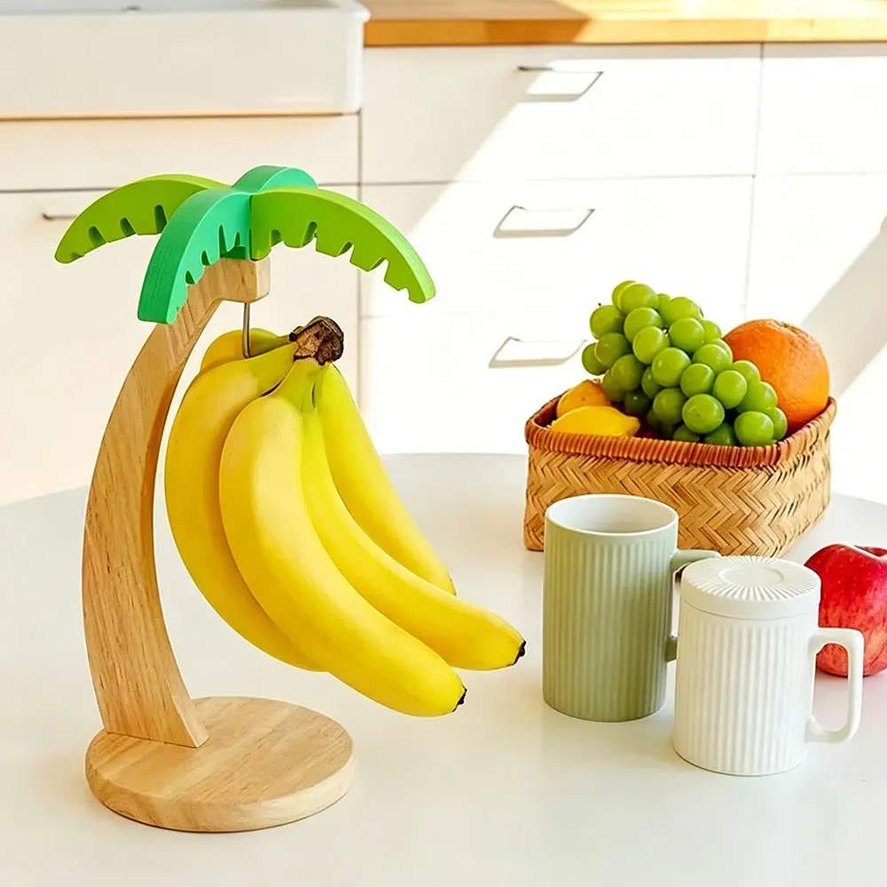 Kitchen Gadgets Modern - Holz-Bananenhalter-Ständer Hält Bananen Frisch Modernes Gestell
