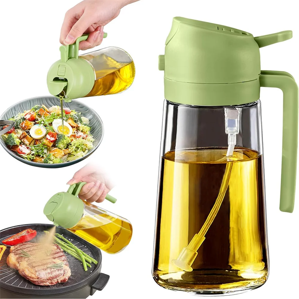 Oil Mister Spray Bottle - Olivenöl-Sprühgerät Mister zum Kochen, 16 Unzen/470