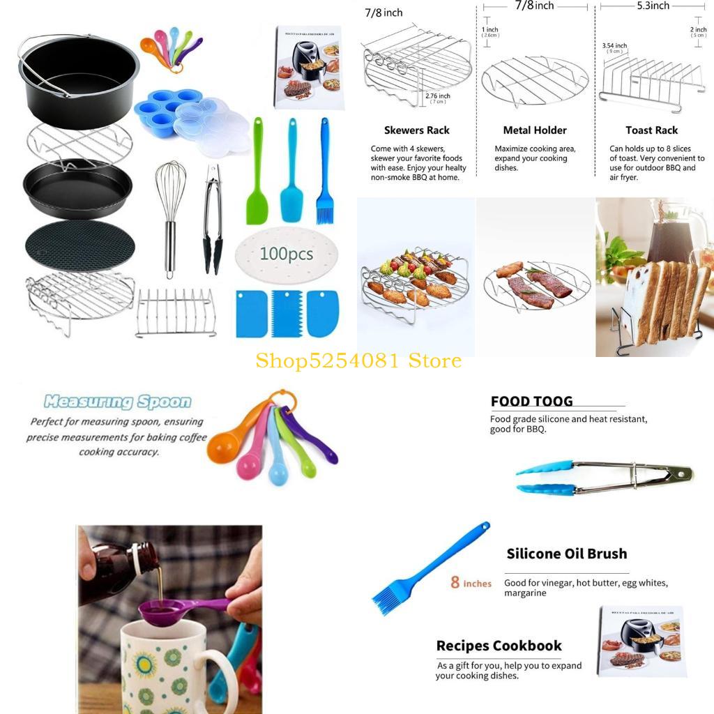 Silicone Steamer Basket - AXYC 17-teiliges Schnellkochtopf-Zubehör-Set für Zubehör