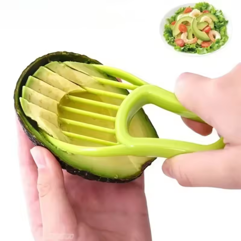 Avocado Slicer Tool - 1 Stück 3-in-1 Avocado-Schneider, Kernentferner, Butterschäler,
