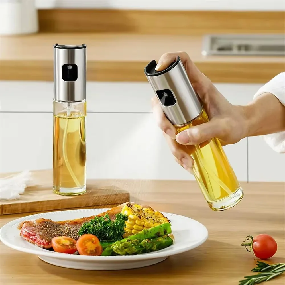 Oil Mister Spray Bottle - Glas-Ölsprüher zum Kochen, Oliven-Spray, Mister für