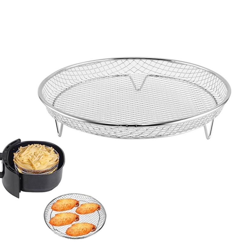 Kitchen Gadgets Air Fryer - Edelstahl-Grillrost für Heißluftfritteusen, stapelbares Design, passend