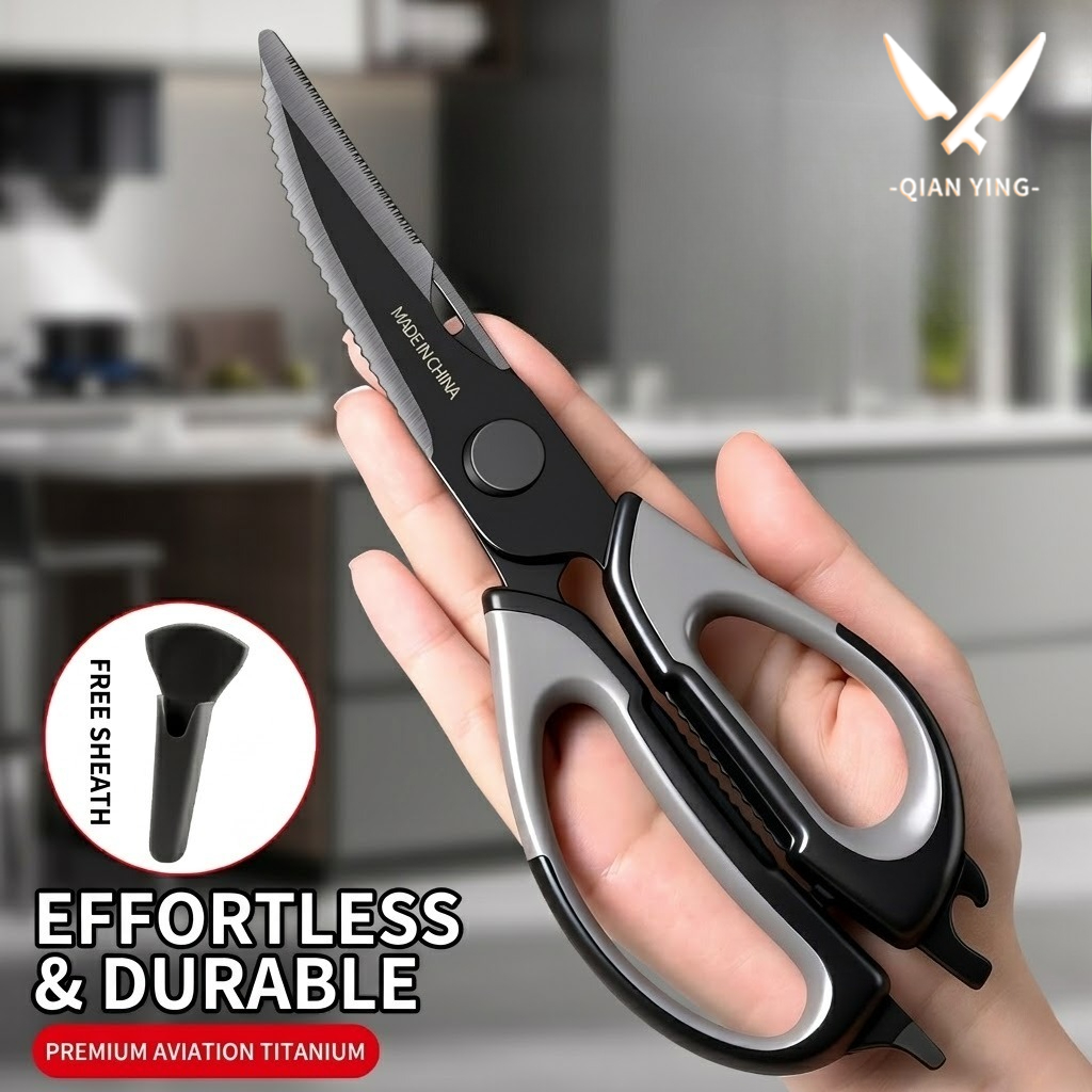 Kitchen Gadgets Oxo - Küchenschere aus Titan, Hähnchenknochenschere, Küchenschere für