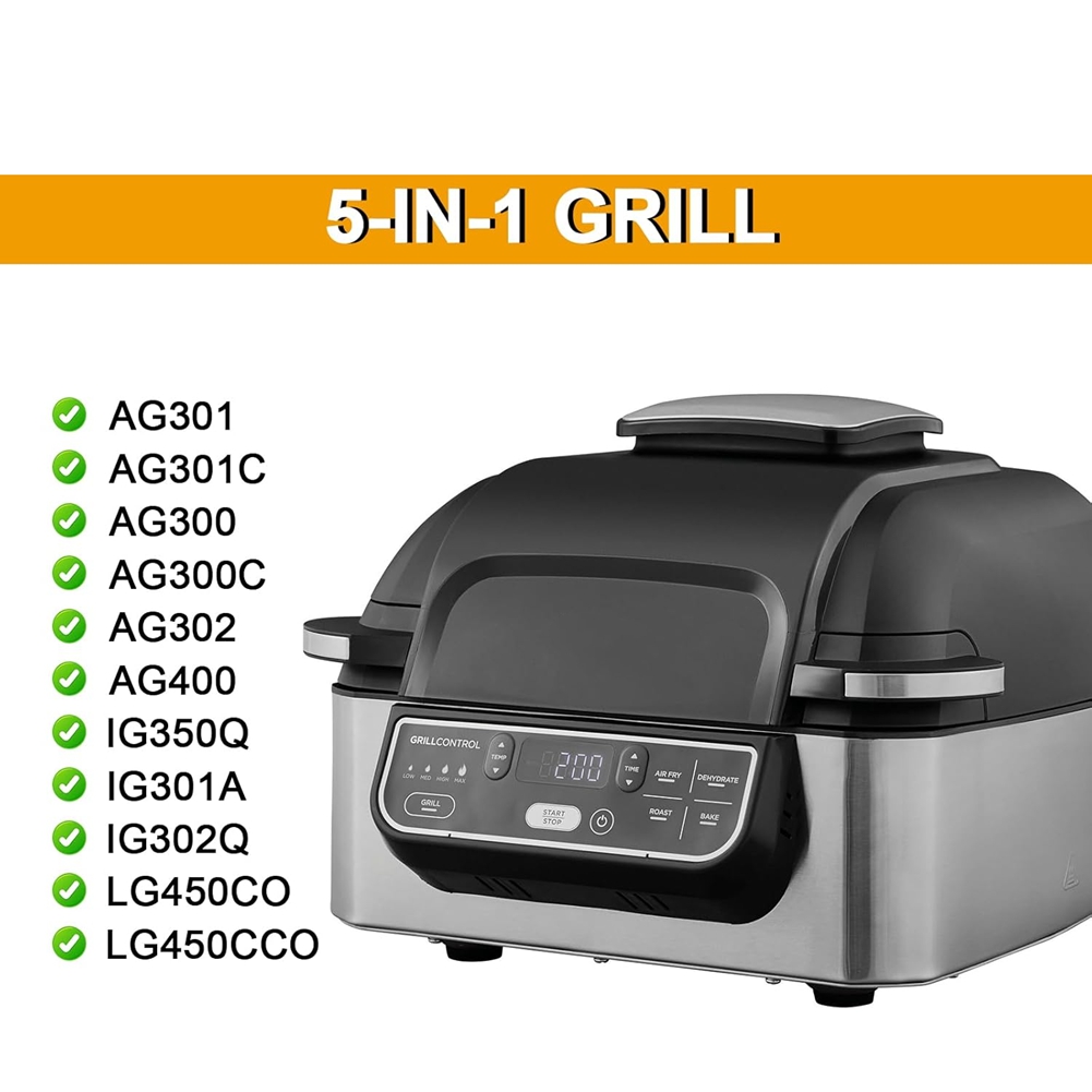 Ninja Air Fryer Af101 - M02K-Spritzschutz und Grillplatte aus Edelstahl für