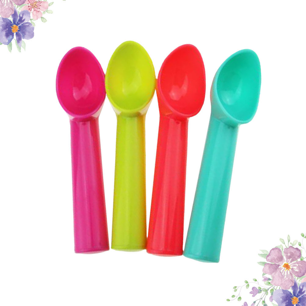 Kitchen Gadgets & Toys - 4-teiliges Set Eisportionierer Ergonomische Plastiklöffel für