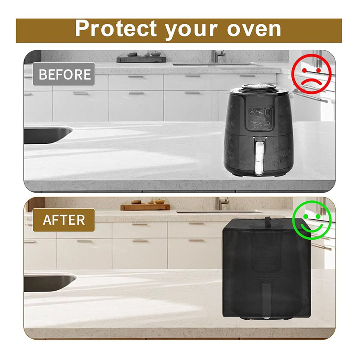Ninja Air Fryer Af101 - (A14E) Heißluftfritteusen-Abdeckung für Ninja AF101 4QT