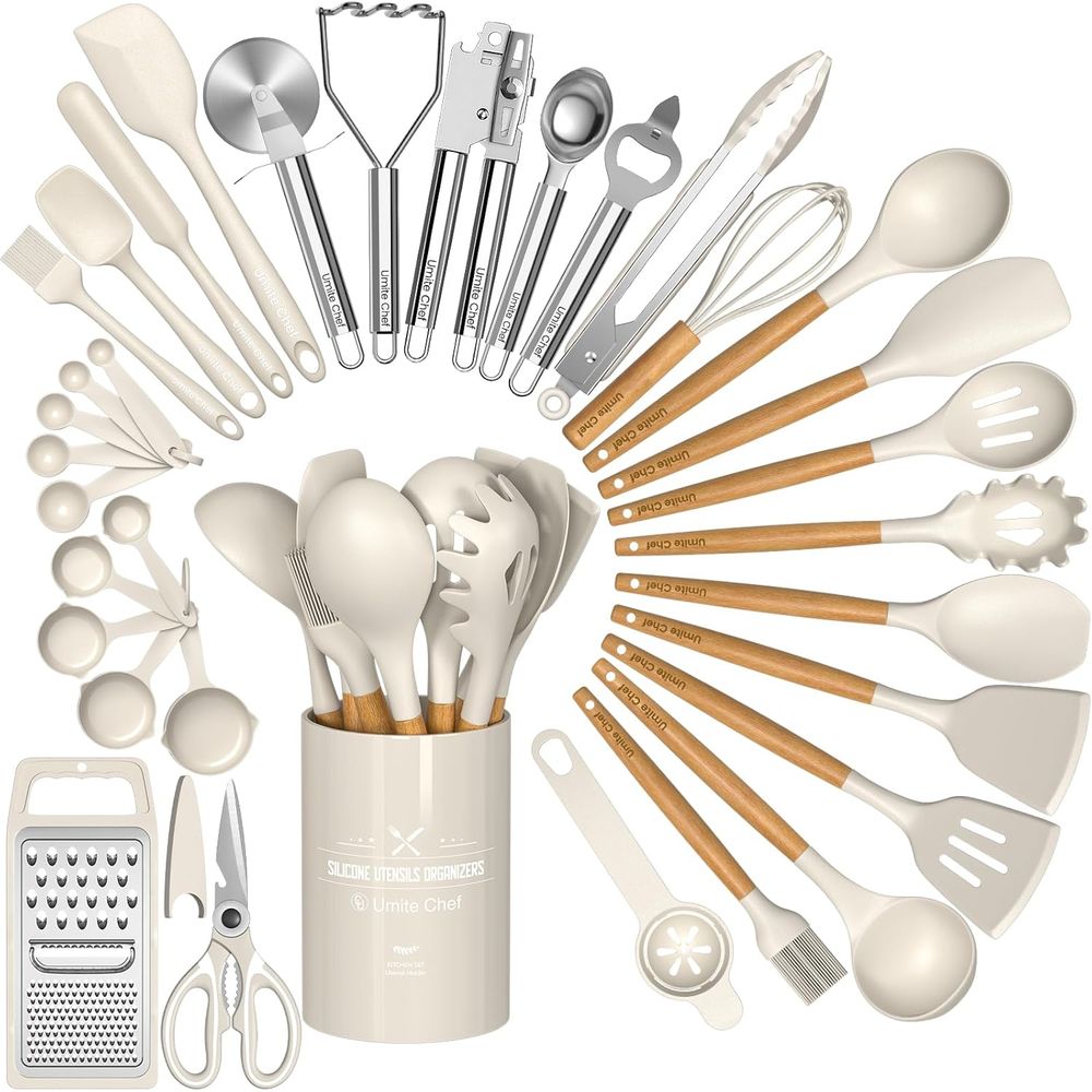 Kitchen Gadgets For Cooking - Hochwertiges Verdicktes Silikon-Küchenhelfer-Set - Kochutensilien-Set, Hitzebeständiges