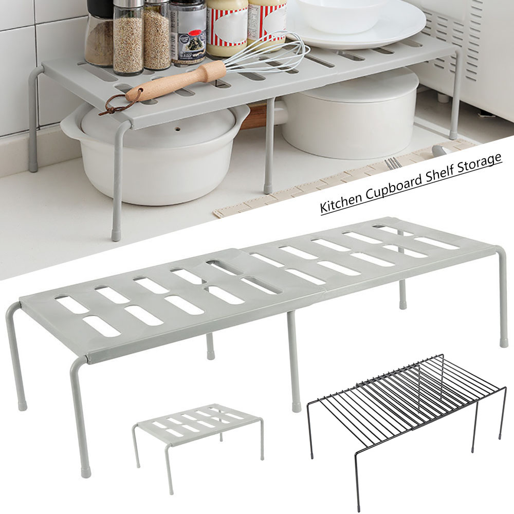 Kitchen Gadgets Cabinet - Ausziehbares Küchenregal, multifunktional, erweiterbar, stapelbar, Schieberegal,
