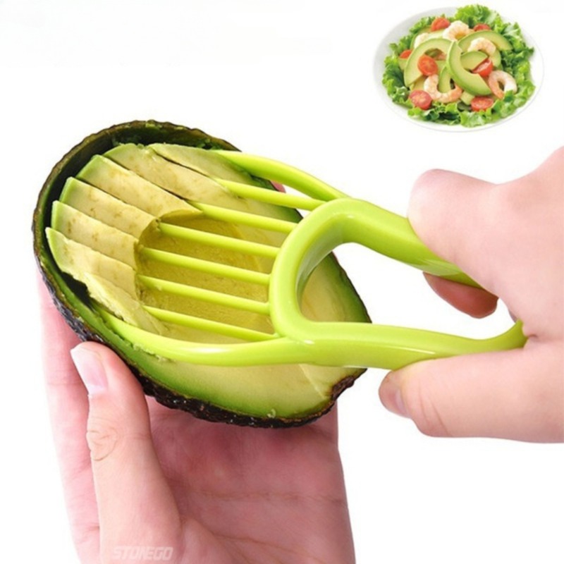 Avocado Slicer Tool - 1 Stück 3-in-1 Avocado-Schneider, Kernentferner, Butterschäler,
