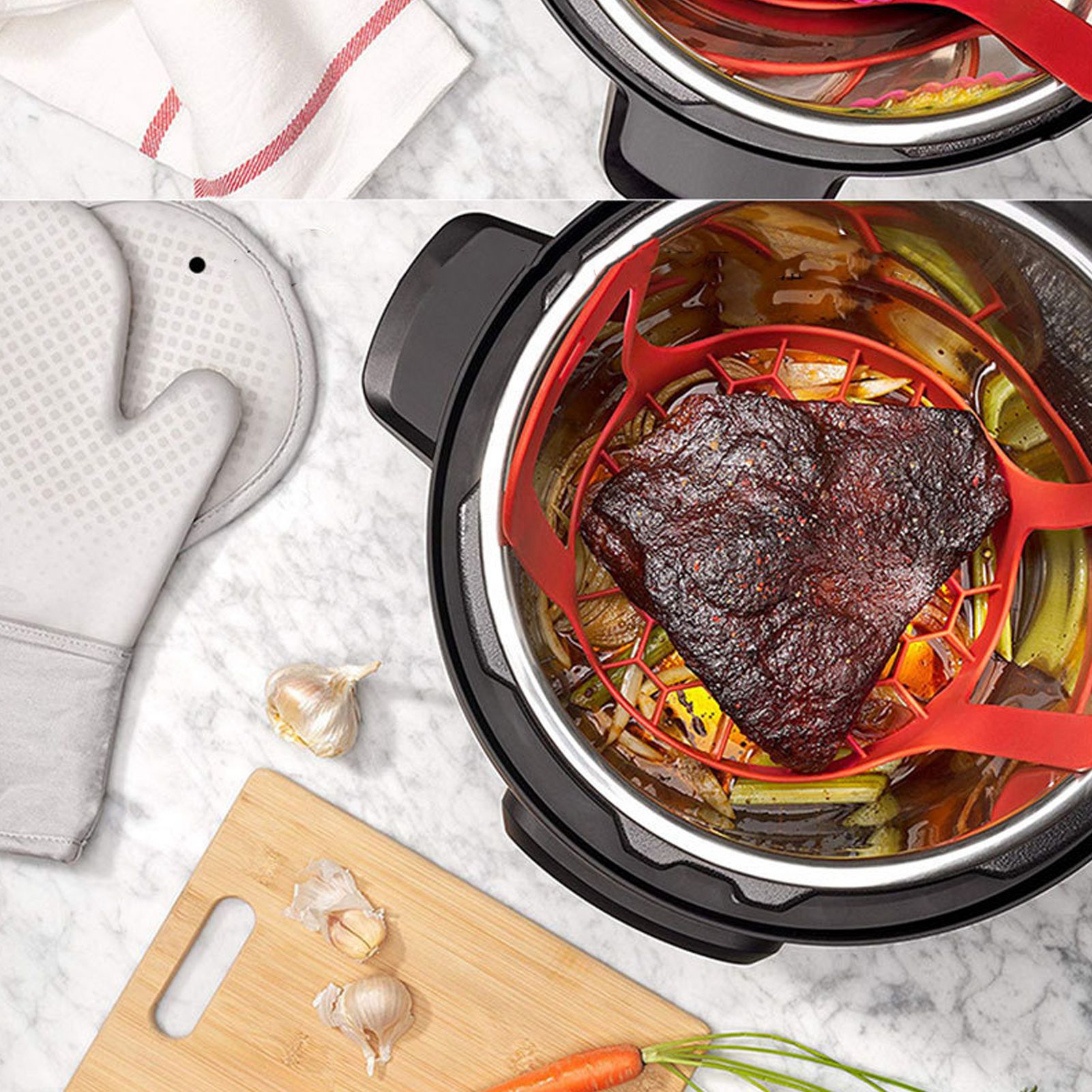4 teile/satz Silikon Küche Wer – Silicone Steamer Basket Bewertung und Preis