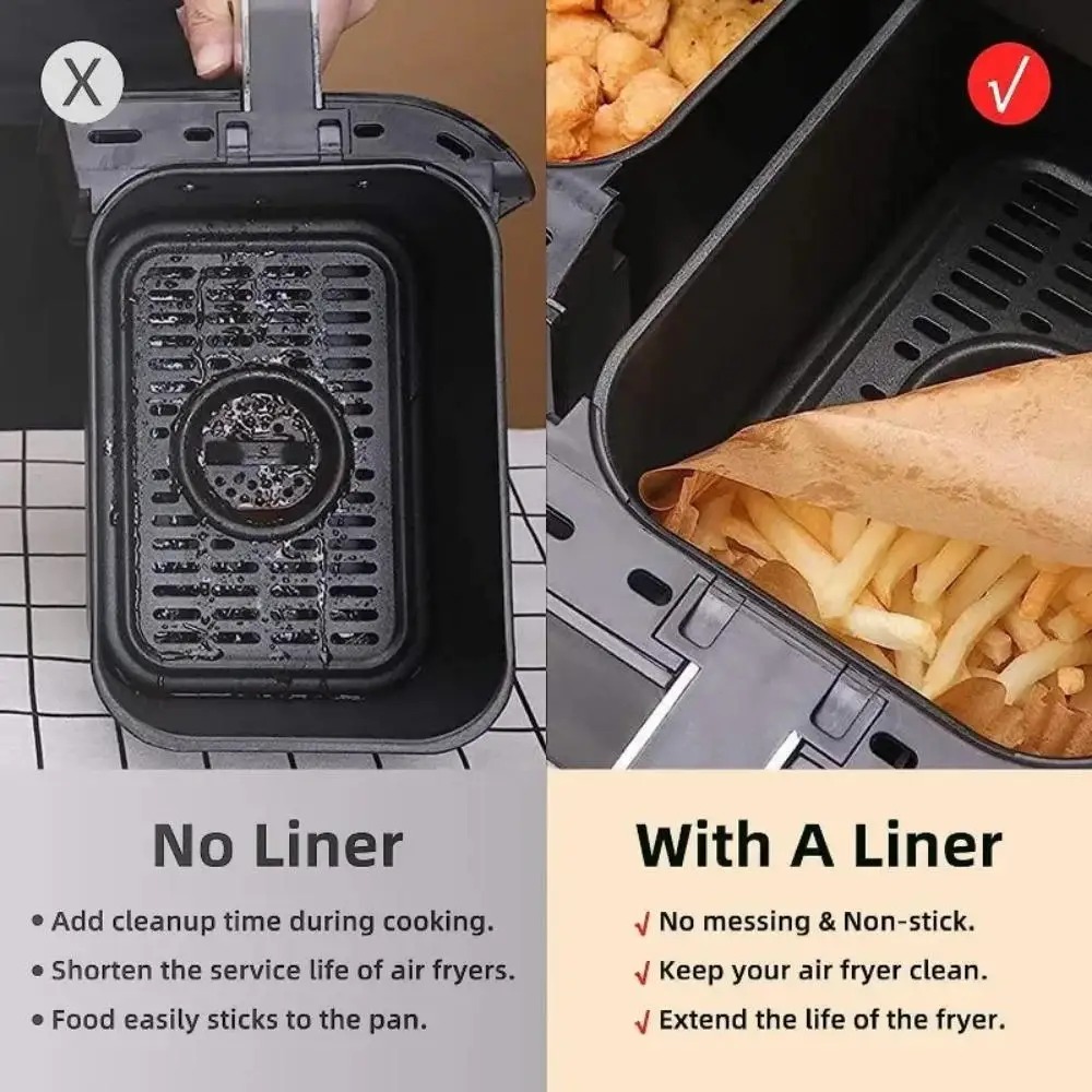 50/100 Stück Einweg-Heißluftfr – Kitchen Gadgets Air Fryer Bewertung und Preis