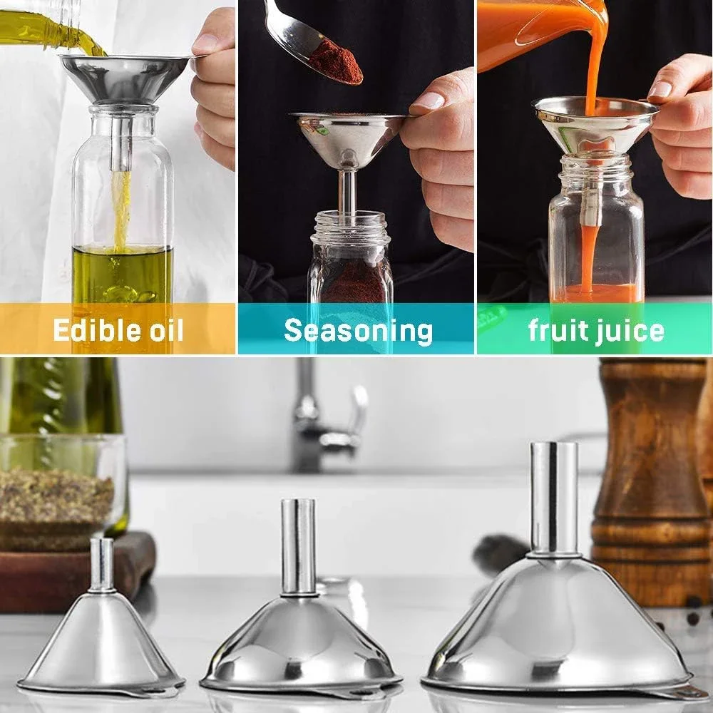 3-teiliges Küchentrichter-Set  – Kitchen Gadgets Small Bewertung und Preis