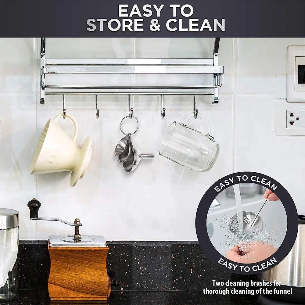 3-teiliges Küchentrichter-Set  – Kitchen Gadgets Small Bewertung und Preis