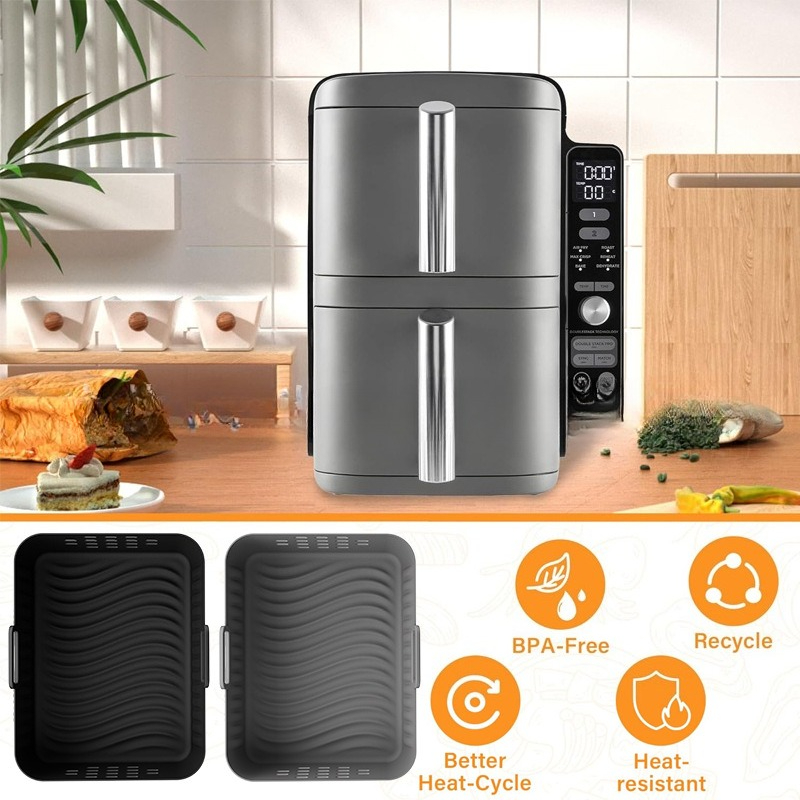 Neue Air Fryer Silikon Liner f – Silicone Steamer Basket Bewertung und Preis