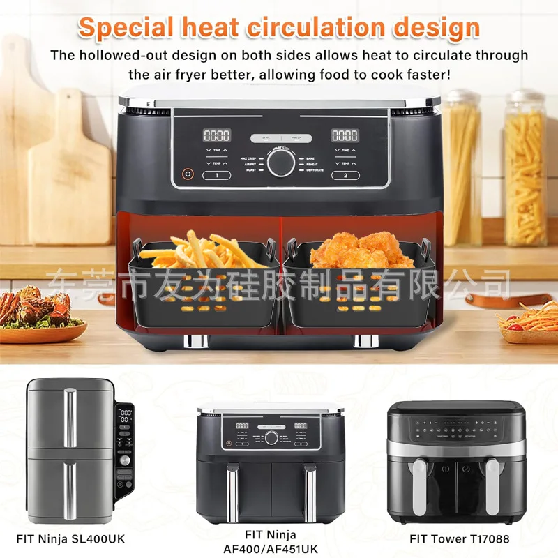 Neue Air Fryer Silikon Liner f – Silicone Steamer Basket Bewertung und Preis