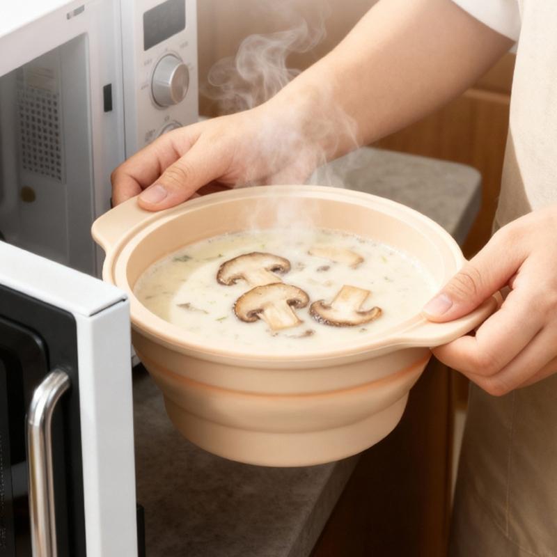 Faltbarer Dampfgarer aus Silik – Silicone Steamer Basket Bewertung und Preis