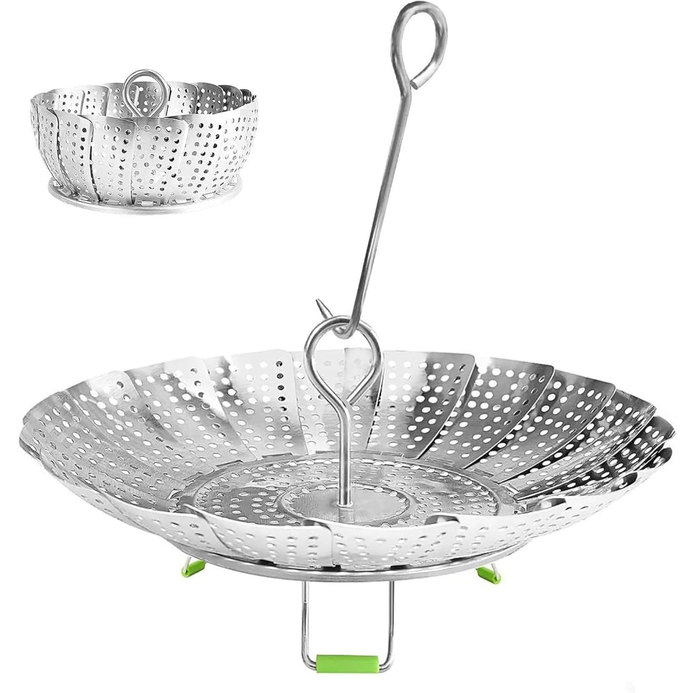 Faltbarer Silikon-Dampfgareins – Silicone Steamer Basket Bewertung und Preis