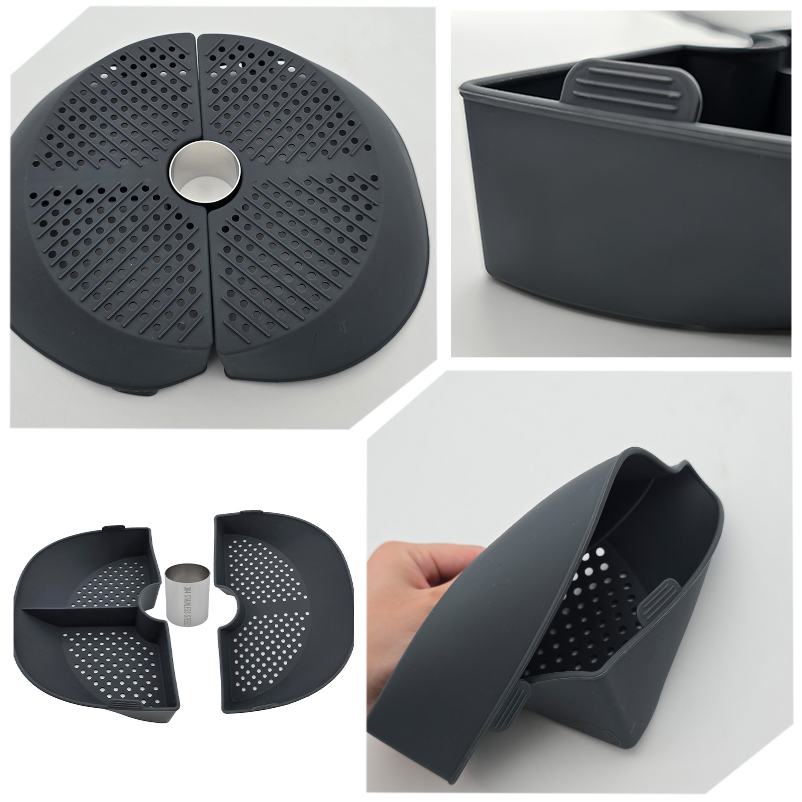 Silikon-Dampfkorb-Trenner für  – Silicone Steamer Basket Bewertung und Preis