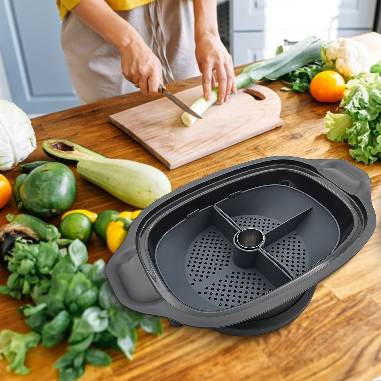 Silikon-Dampfkorb-Trenner für  – Silicone Steamer Basket Bewertung und Preis