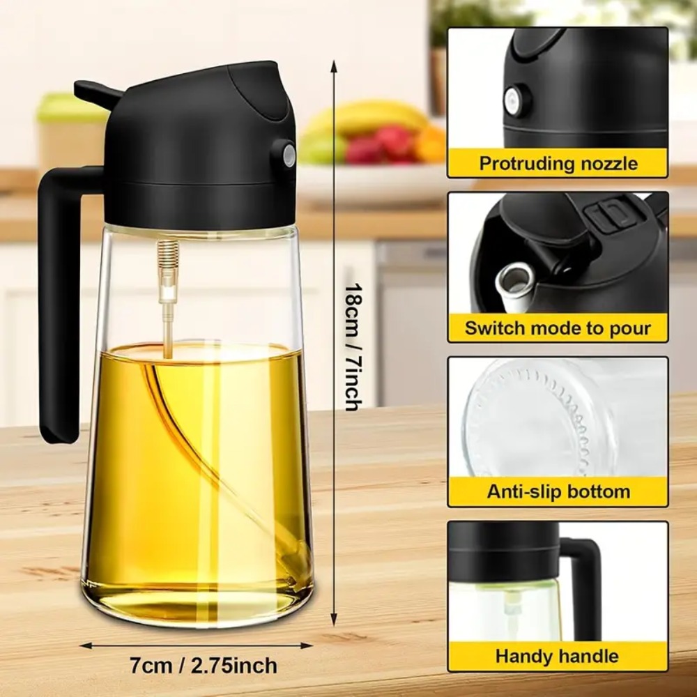 16oz/470ml Olivenöl-Sprühgerät – Kitchen Gadgets Air Fryer Bewertung und Preis