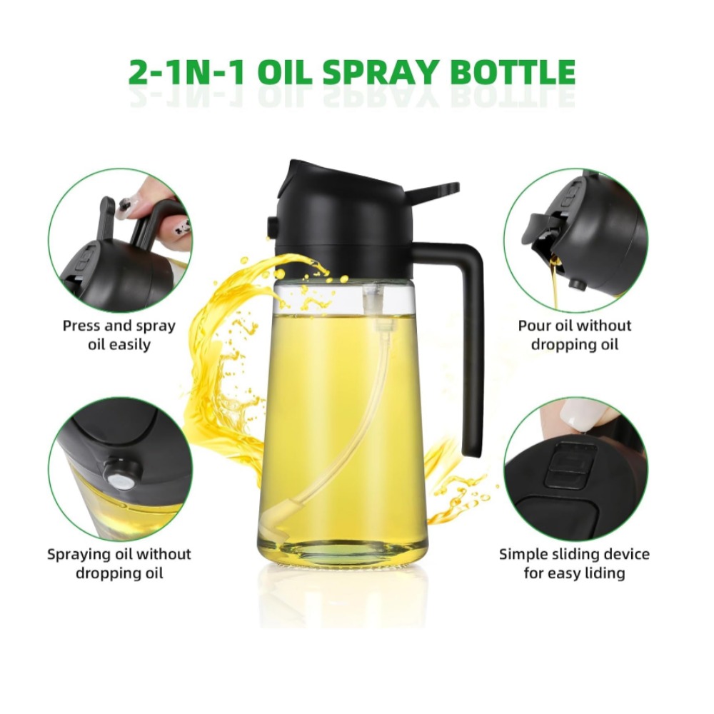16oz/470ml Olivenöl-Sprühgerät – Kitchen Gadgets Air Fryer Bewertung und Preis