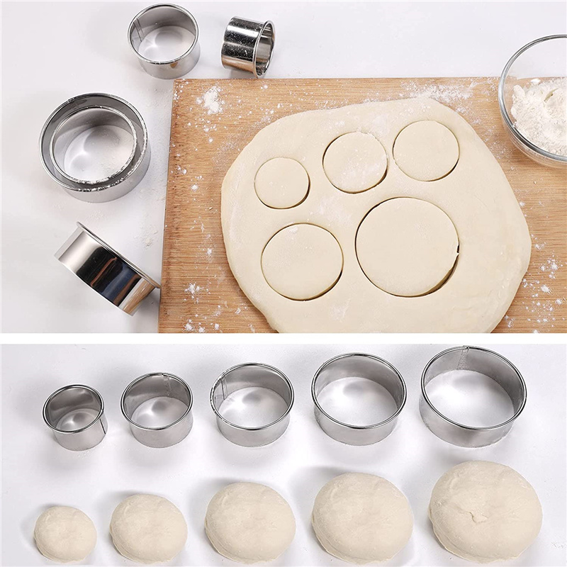 5PCS Runde Edelstahl Keks Form – Kitchen Gadgets For Cooking Bewertung und Preis