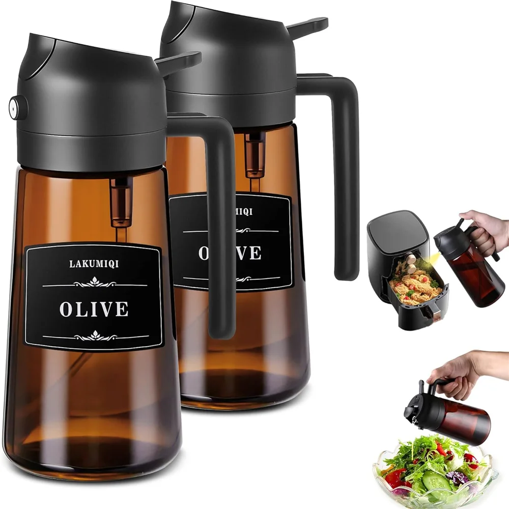 2026 2-in-1 Glas-Ölspender und – Oil Mister Spray Bottle Bewertung und Preis