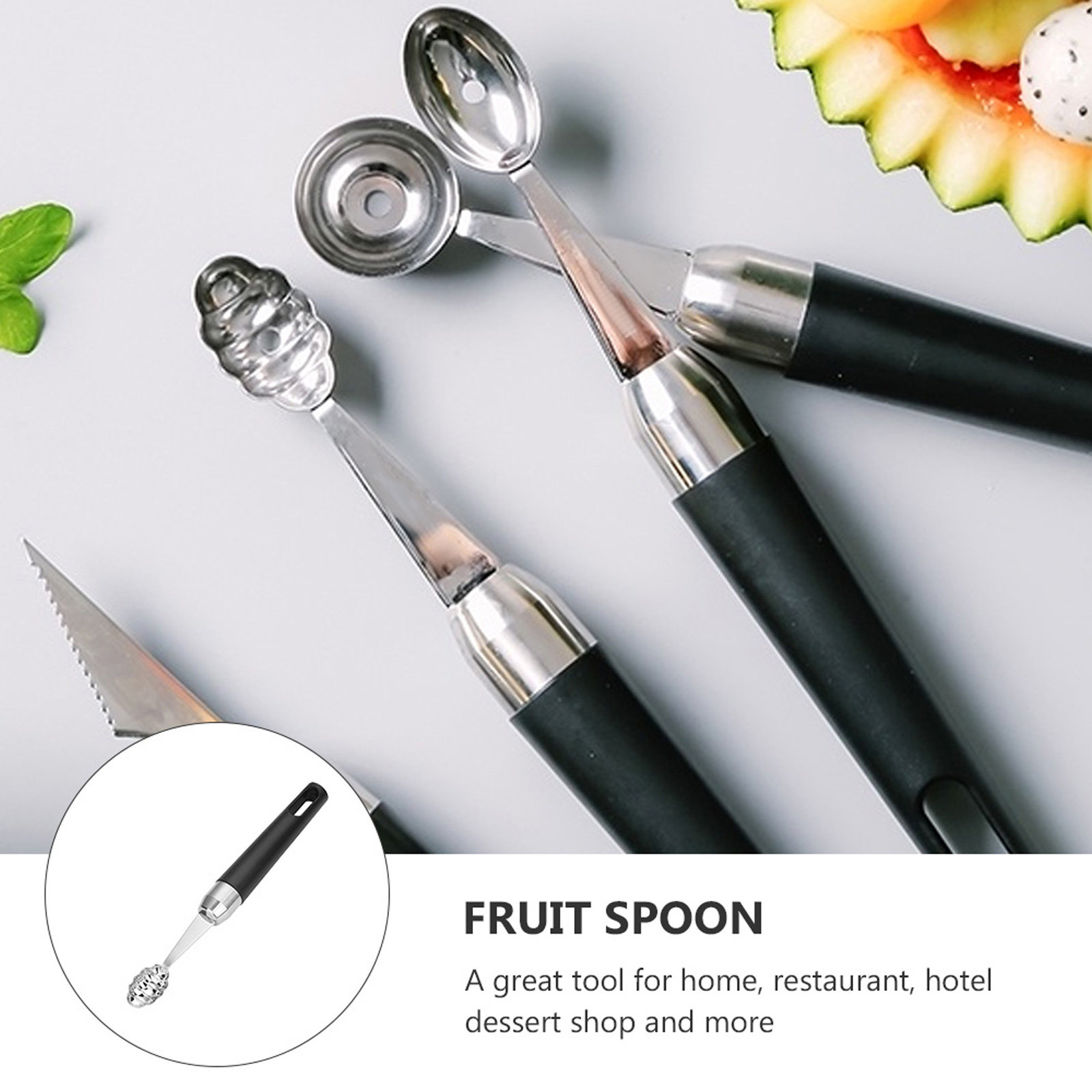 1 Stück Edelstahl-Fruchtlöffel – Kitchen Gadgets & Toys Bewertung und Preis
